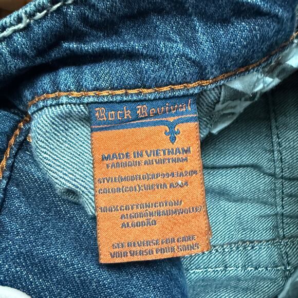 Rock Revival sz 41‎ blue denim jeans - Picture 6 of 10